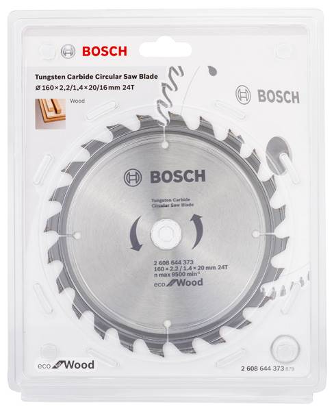 PIŁA TARCZOWA BOSCH ECO 160X2,2X20 Z24  2608644373