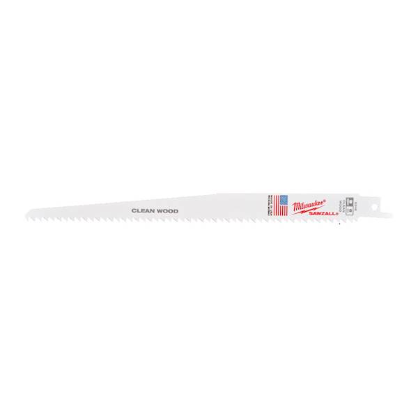 5x Brzeszczot drewno plastik 230mm 6TPI Milwaukee - 48005016