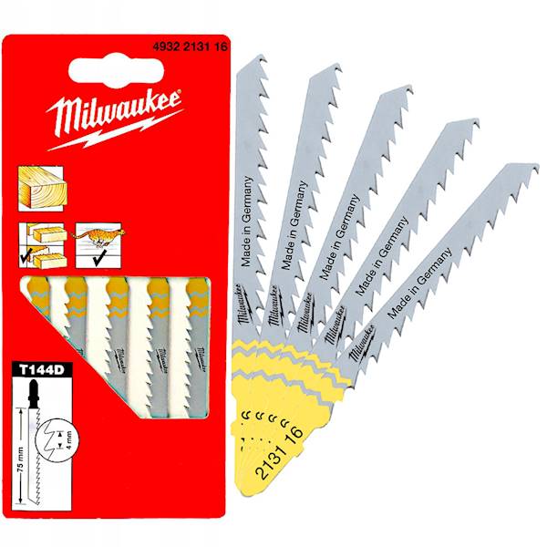 Brzeszczoty do wyrzynarki T Drewno PCV Milwaukee - 4932213116