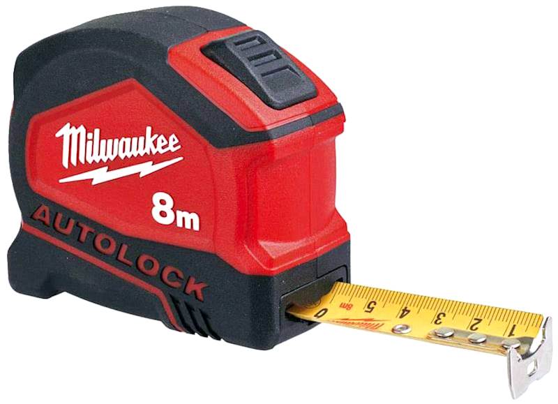 Miara taśma miernicza 8M Autolock 25mm Milwaukee   4932464664