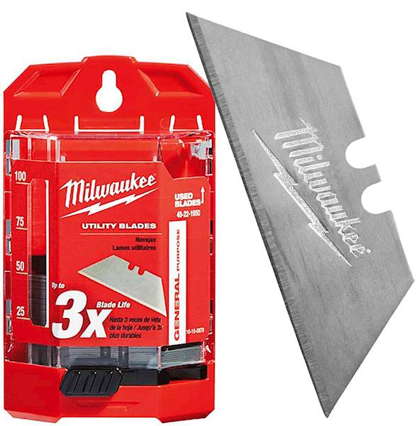 Ostrza zapasowe trapezowe 62mm Milwaukee 50szt - 48221950