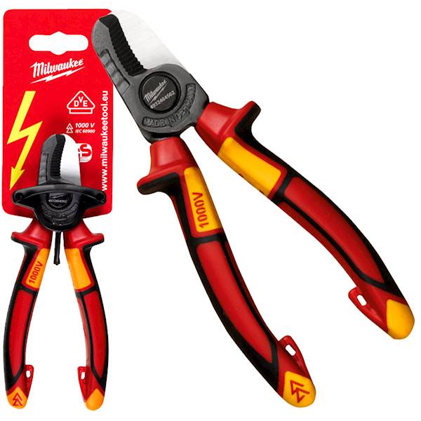 Szczypce obcinak do przewodów VDE Milwaukee 160mm - 4932464562