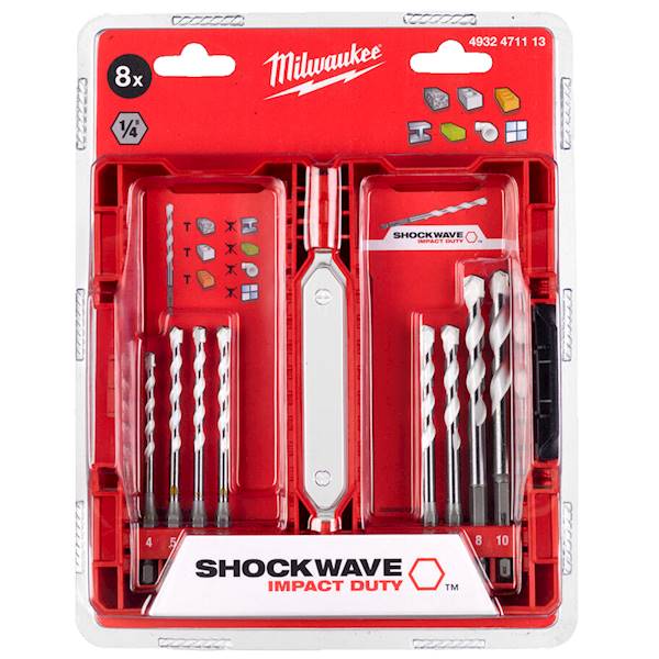Zestaw wierteł MultiMaterial Milwaukee 4-10mm - 4932471113