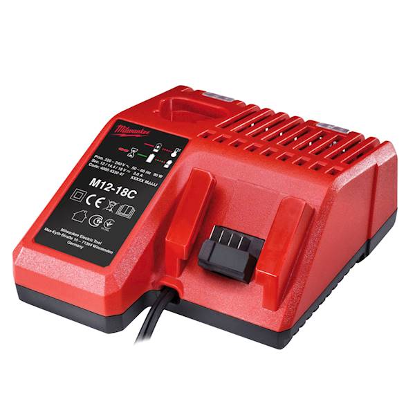Standardowa wolna ładowarka Milwaukee M12-18C - 4932352959