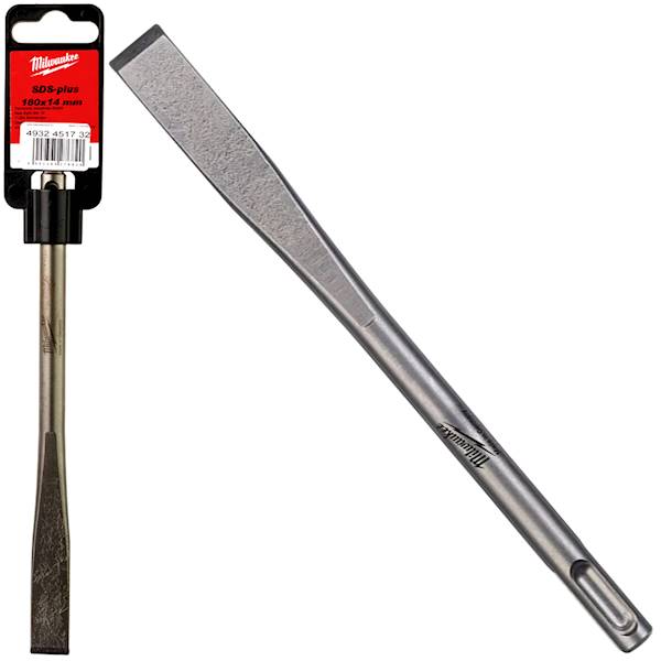 Dłuto płaskie cienkie 14/180 SDS-Plus Milwaukee - 4932451732