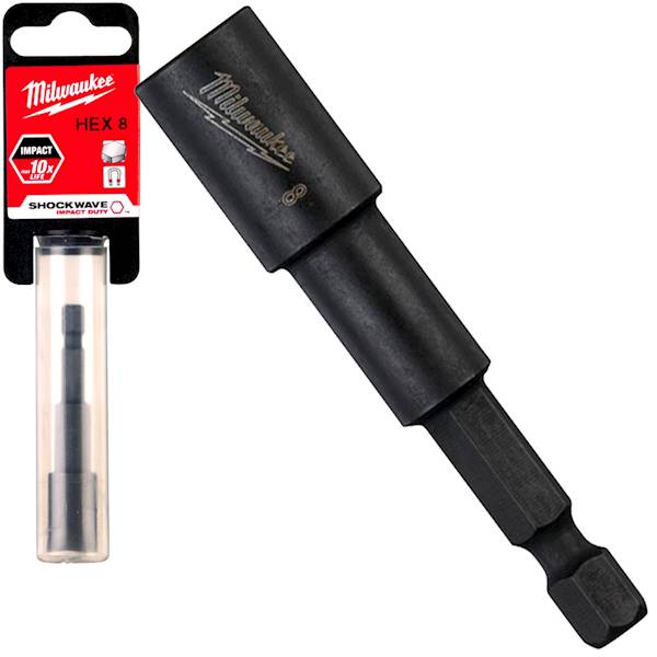 Nasadka udarowa magnetyczna 8mm farmer Milwaukee - 4932352541