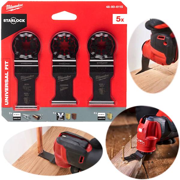 Zestaw brzeszczotów Multinarzędzie 5szt Milwaukee - 48906115