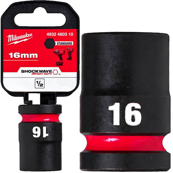 Nasadka udarowa sześciokątna 1/2 Milwaukee 16mm   4932480310