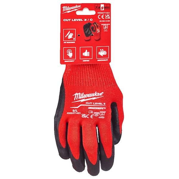 Rękawice przeciwprzecięciowe 3/C Milwaukee 9/L - 4932471421