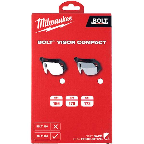 Okulary ochronne do kasku BOLT 200 Milwaukee   4932479946