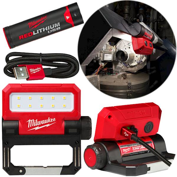 Lampa kieszonkowa magnes 550lm Milwaukee L4FFL-301   4933479766