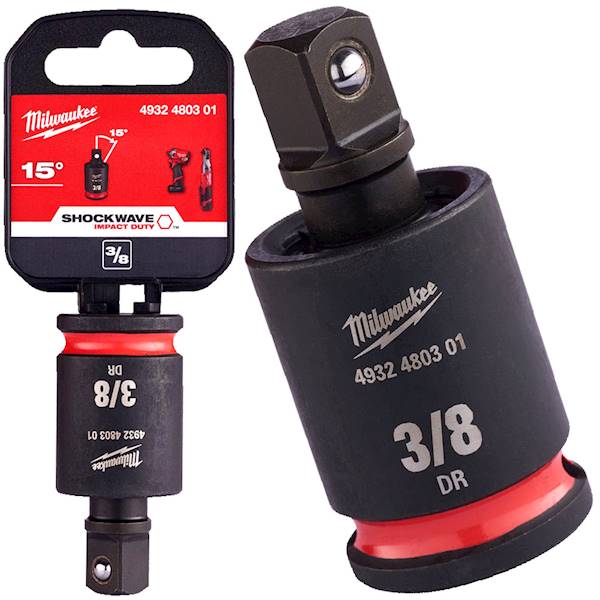 Adapter przegubowy udarowy Milwaukee 3/8"   4932480301