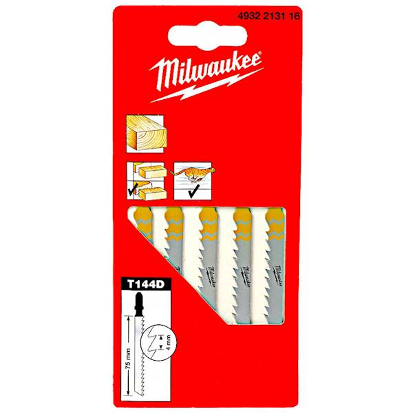 Brzeszczoty do wyrzynarki T Drewno PCV Milwaukee - 4932213116