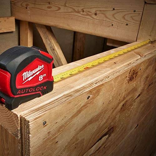 Miara taśma miernicza 8M Autolock 25mm Milwaukee   4932464664