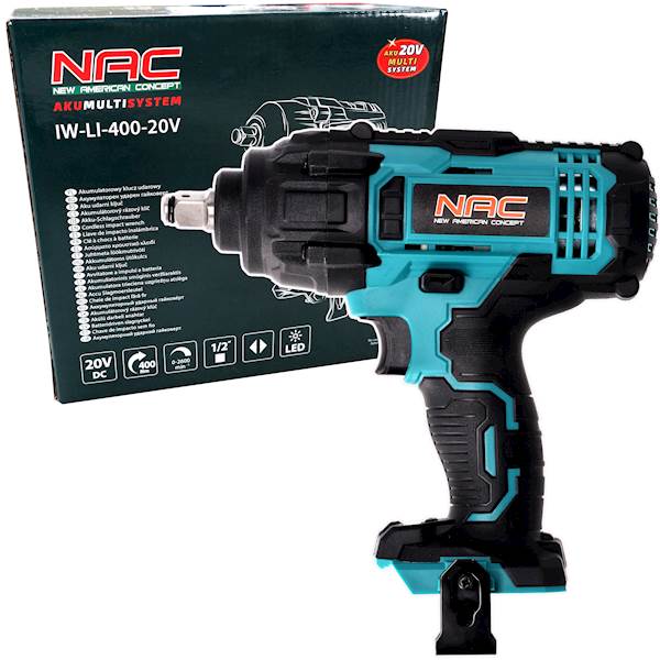 Klucz Udarowy 400Nm 1/2" 20V NAC IW-LI-400-20V Body