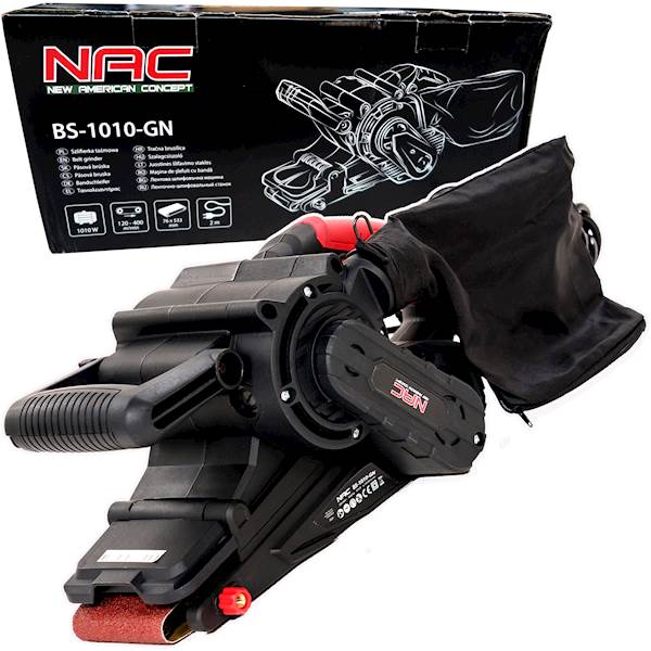 Szlifierka taśmowa 1010W NAC BS-1010-GN