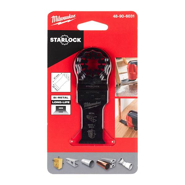 Brzeszczot Drewno Metal PCV 28x47mm Milwaukee - 48906031