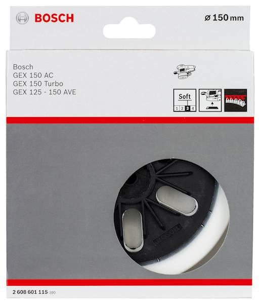 TALERZ SZLIFIERSKI DO GEX150 AC- b.miękki  BOSCH 2608601115