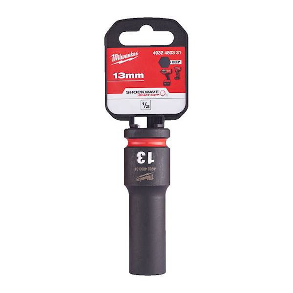 Nasadka udarowa 6-kątna DŁUGA 1/2 Milwaukee 13mm   4932480331