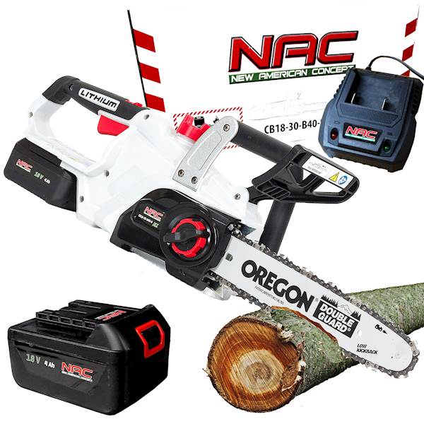 Mini piła łańcuchowa do gałęzi gałęziówka NAC CB18-30-B40-S 30cm 4Ah