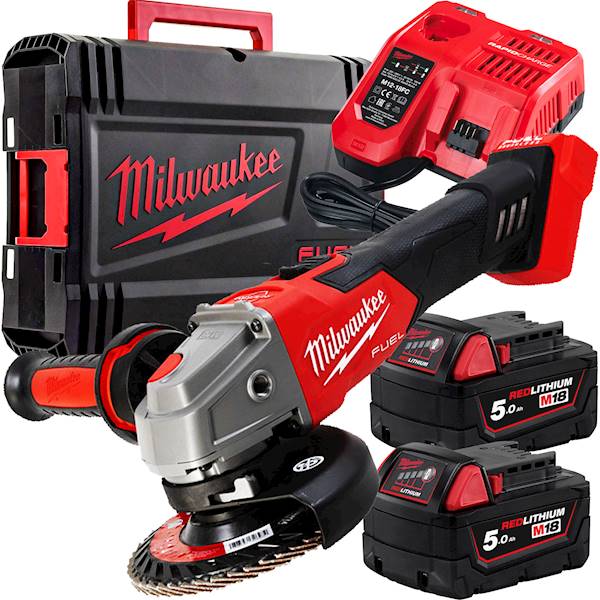 Szlifierka kątowa Milwaukee M18FSAG125XB-502X 2x5Ah - 4933478430