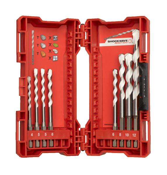 Zestaw wierteł MultiMaterial Milwaukee 4-12mm - 4932471112
