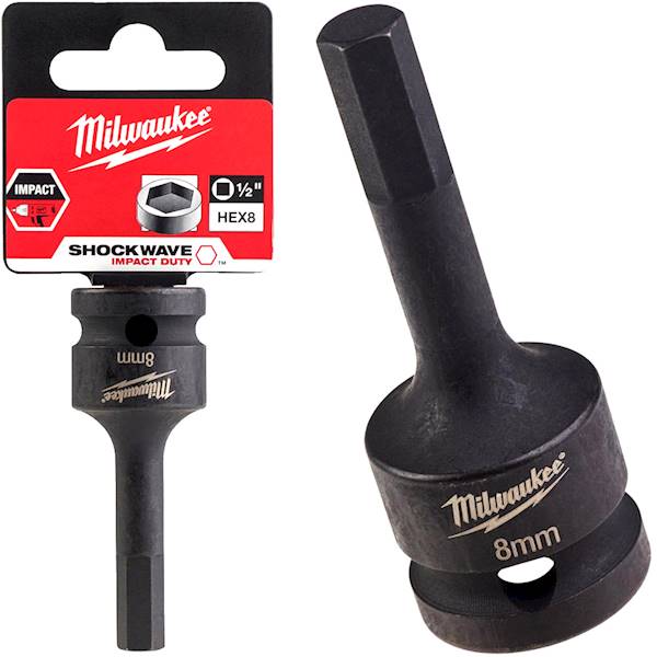 Nasadka udarowa IMBUS HEX8 1/2 Milwaukee 8mm   4932478065