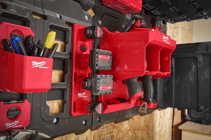 Uchwyt organizer na akumulatory M12 PACKOUT Milwaukee   4932480708