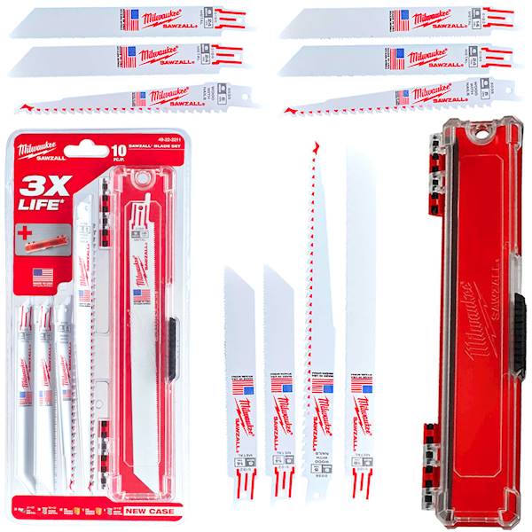Zestaw brzeszczotów do pił szablastych Milwaukee 10szt. - 49222211