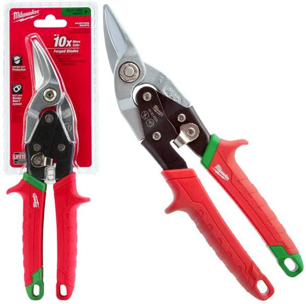 Nożyce do cięcia blachy prawe Milwaukee 260mm - 48224520