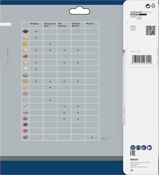 PIŁA TARCZOWA BOSCH MULTI-MATERIAL 200x2,4x30 Z54  2608640510