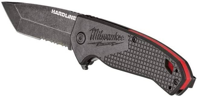 Nóż nożyk składany ząbkowany D2 Hardline Milwaukee - 48221998