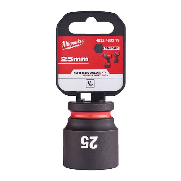 Nasadka udarowa sześciokątna 1/2 Milwaukee 25mm   4932480319