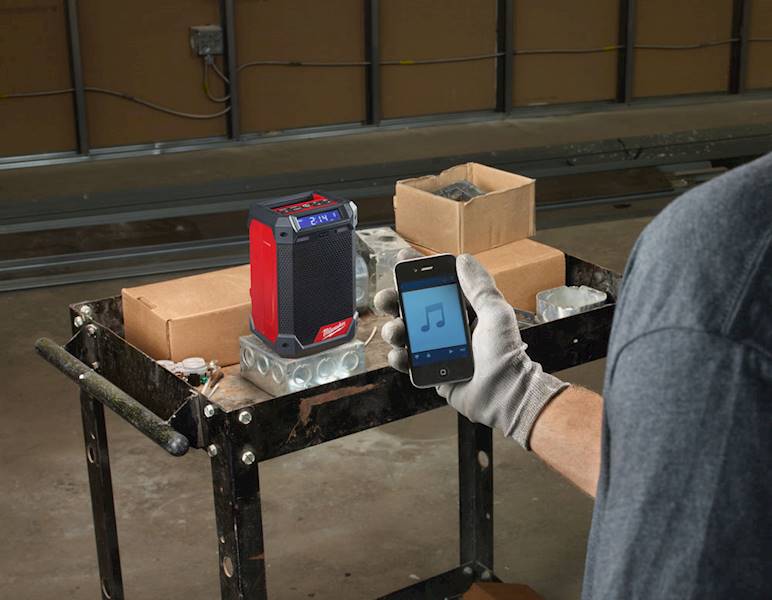 Radio budowlane Bluetooth AC/DC ładowarka Milwaukee M12RCDAB+-0 - 4933472114