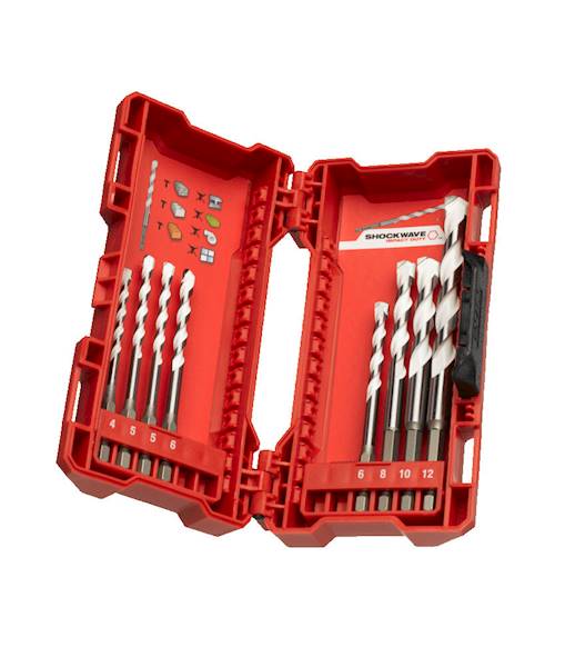 Zestaw wierteł MultiMaterial Milwaukee 4-12mm - 4932471112