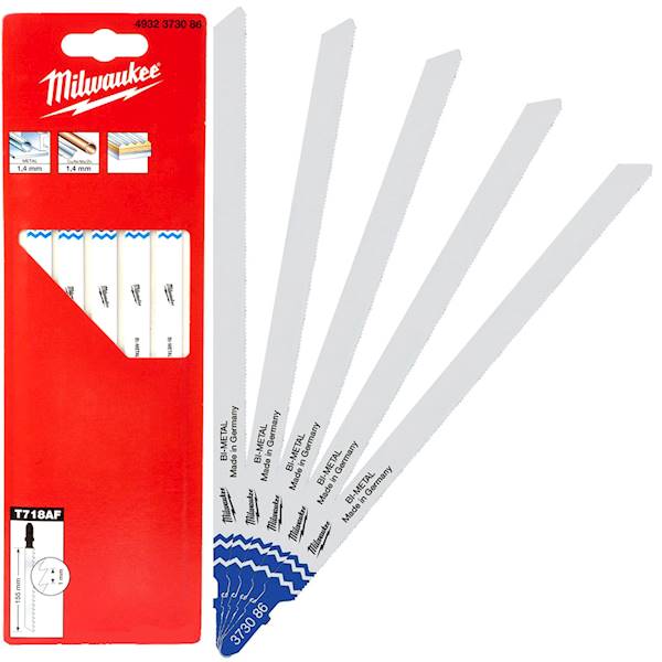 Brzeszczoty do wyrzynarki T Drewno Metal Milwaukee - 4932373086