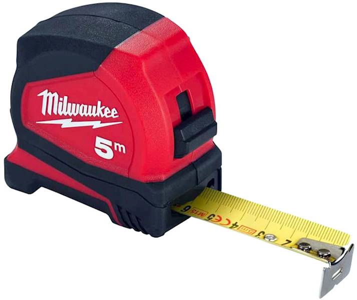Miara taśma miernicza zwijana 5M Milwaukee 25mm Pro Compact   4932459593