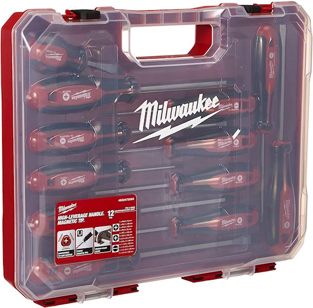 Wkrętaki zestaw 12szt. PH PZ SL Milwaukee Walizka - 4932472003