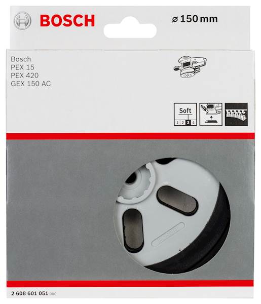 TALERZ SZLIFIERSKI DO GEX150 AC- miękki  BOSCH 2608601051
