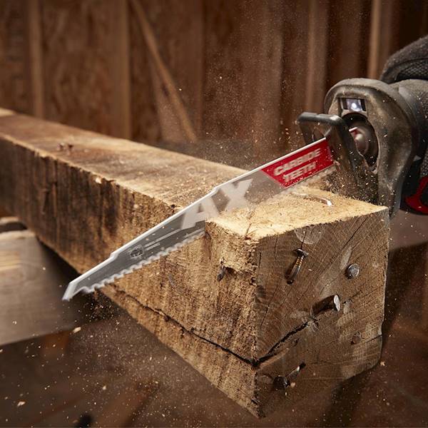 Brzeszczot - drewno z gwoździami 15cm Milwaukee AX - 48005221