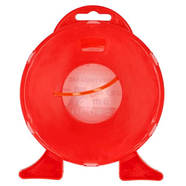 Żyłka tnąca do kos podkaszarek NAC KWADRAT 2,7mm 9m Pomarańczowa