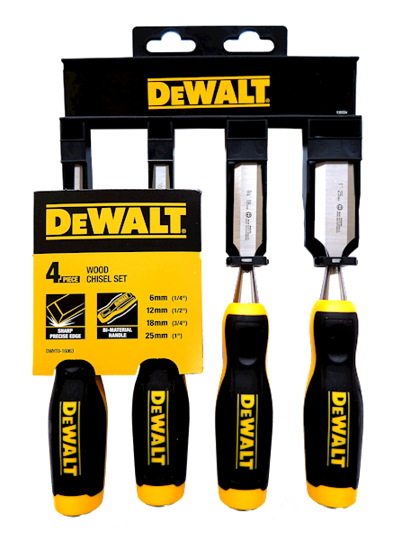Zestaw dłut do drewna 4szt. DeWalt   DWHT0-16063