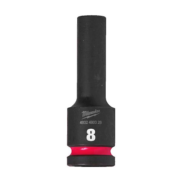 Nasadka udarowa 6-kątna DŁUGA 1/2 Milwaukee 8mm   4932480326