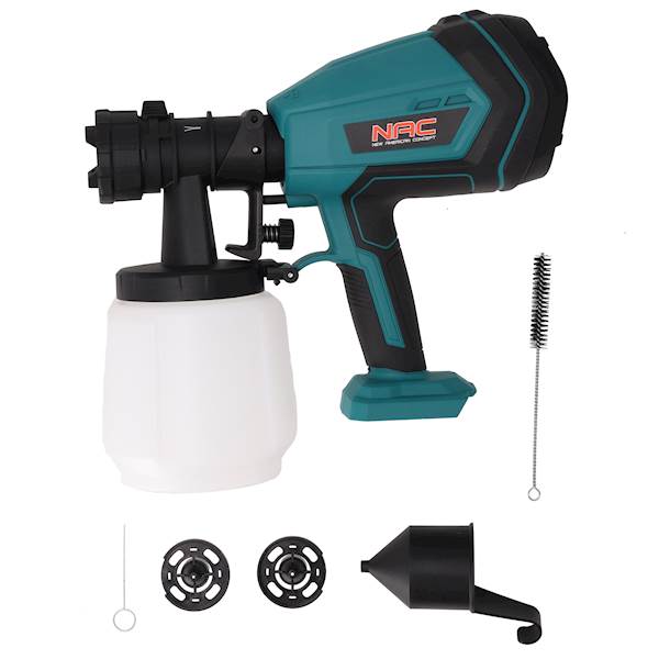 Pistolet malarski do malowania akumulatorowy 1l 20V NAC PG-LI-20V Body