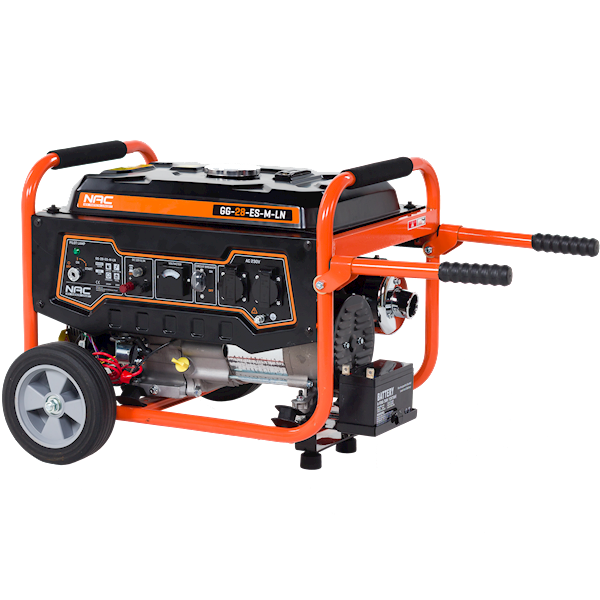 Agregat prądotwórczy NAC GG-28-ES-M-LN 3kW AVR el. START MIEDŹ