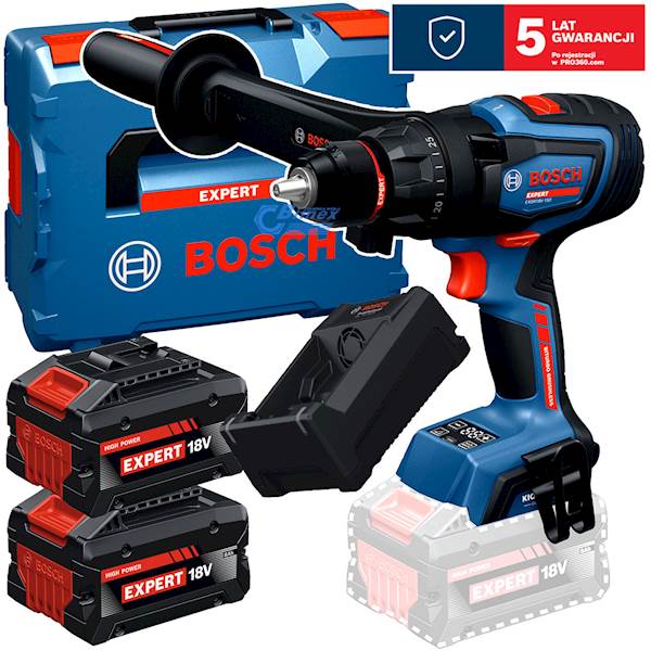 WIERTARKO WKRĘTARKA bezszczotkowy 150Nm BOSCH EXPERT EXSR18V-150 2*8AH 06019R2201