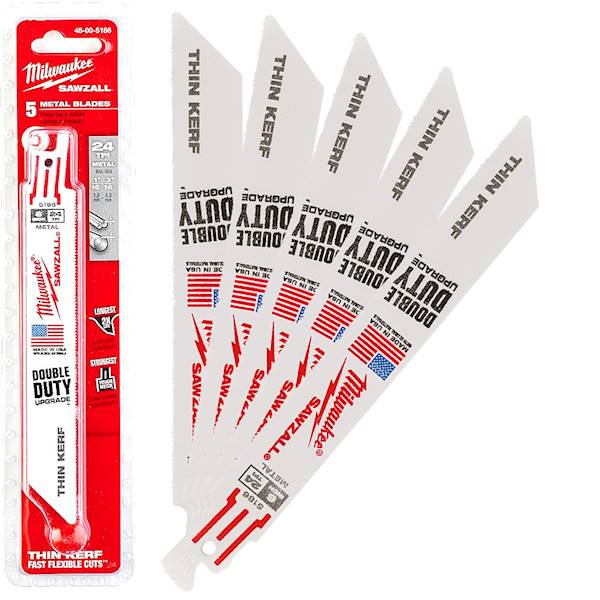Brzeszczot do stali 5szt 150mm Milwaukee THIN KERF - 48005186