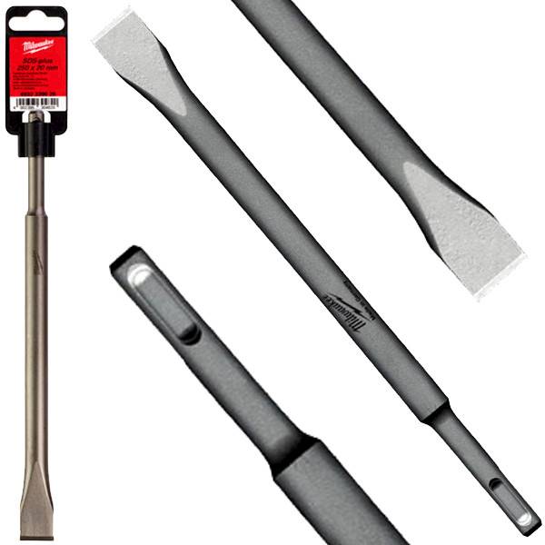 Dłuto płaskie 20 / 250mm SDS-Plus Milwaukee - 4932339626