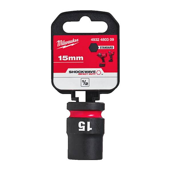 Nasadka udarowa sześciokątna 1/2 Milwaukee 15mm   4932480309