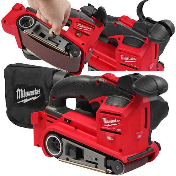 Szlifierka taśmowa czołg Milwaukee M18FBTS75-0 - 4933479614